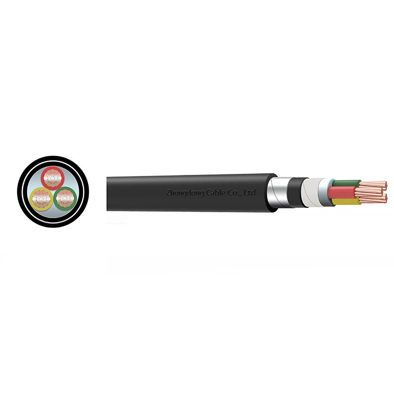 CU/XLPE/STA/PVC Multicore Power Cable 0.6/1kV