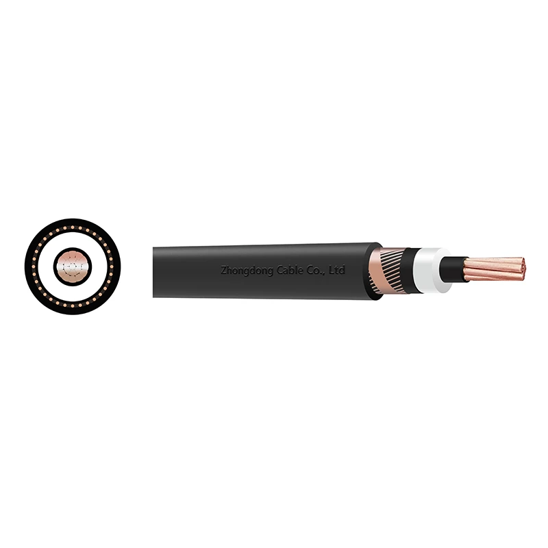 CU/XLPE/CWS/PVC Single Core Power Cable 12/20kV