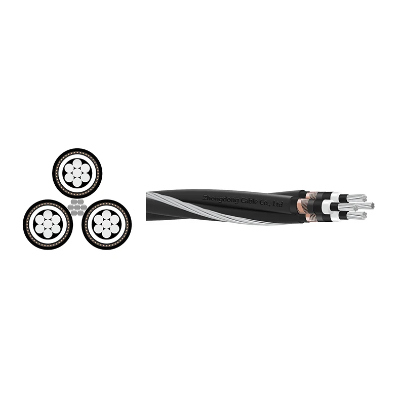 Screened Aerial Bundled Cable (ABC) with Bare Messenger 6.35/11kV