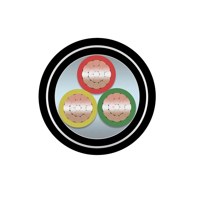 CU/XLPE/STA/PVC Multicore Power Cable 0.6/1kV