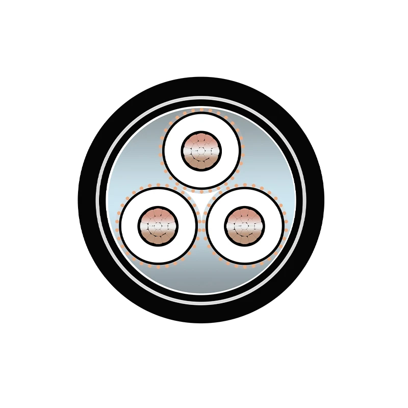 CU/XLPE/CWS/STA/PVC Three Core Power Cable 18/30kV
