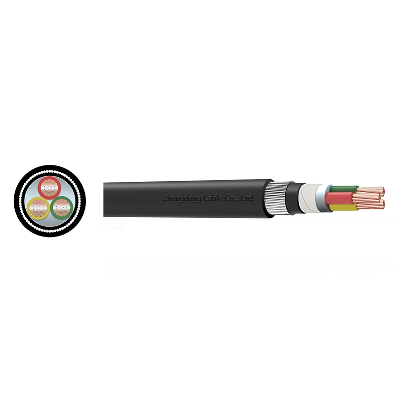 CU/XLPE/SWA/PVC Multicore Power Cable 0.6/1kV