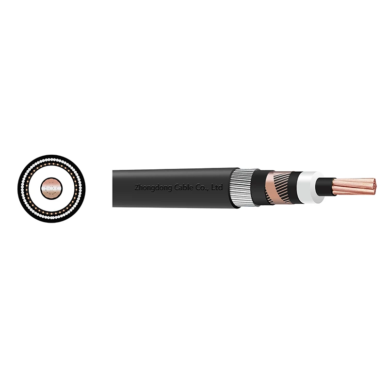 CU/XLPE/CWS/AWA/PVC Single Core Power Cable 18/30kV